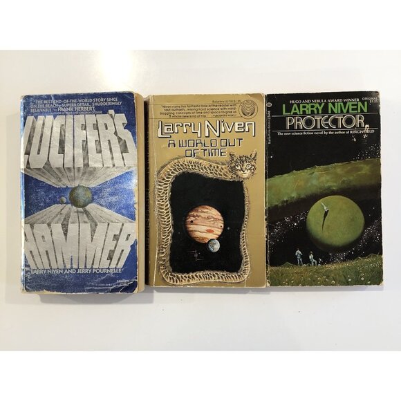 Lot of 19 Larry Niven Fantasy Science Fiction Paperback & Hardcover Books - Picture 5 of 7